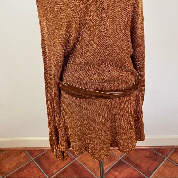 Free People Fete Sweater Dress in Terracotta - Picture 6 of 11